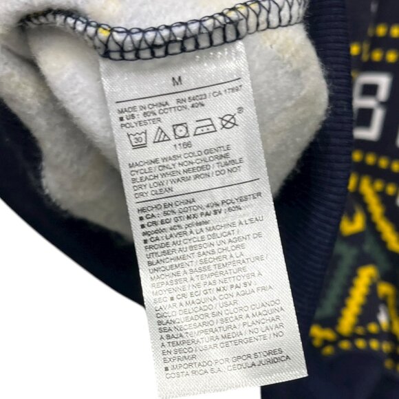 Buddy the Elf Christmas Sweater Sweatshirt Old Navy NEW Medium Blue - Picture 5 of 8